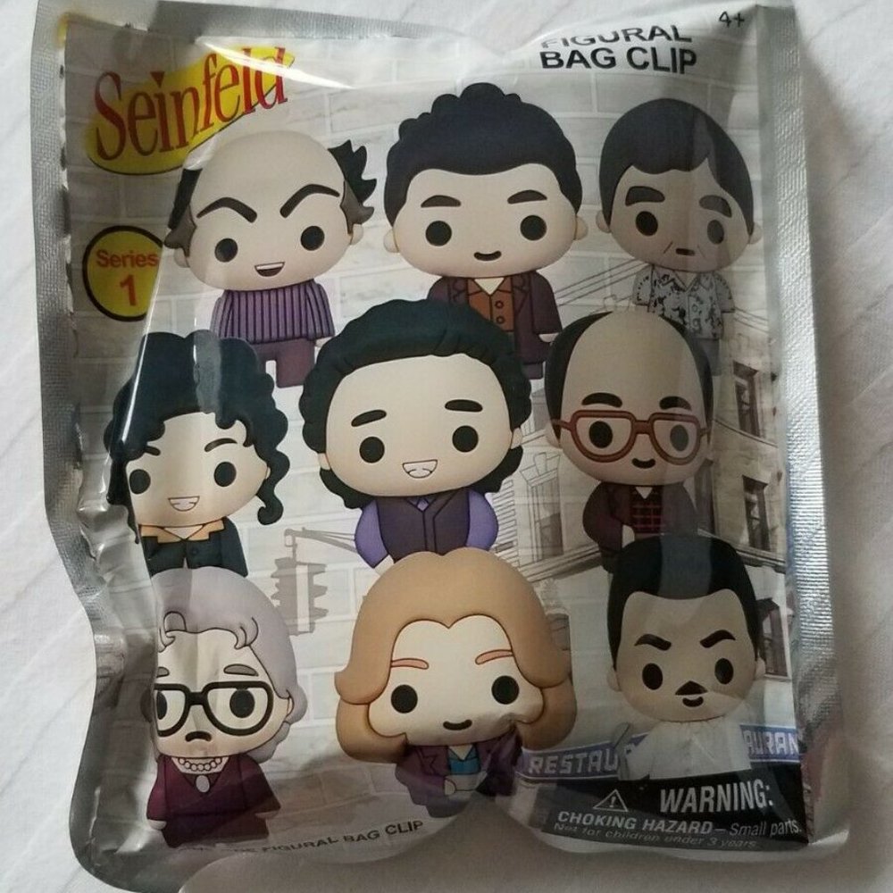 SEINFELD TV Mystery Figural Bag Clip Sealed Bag